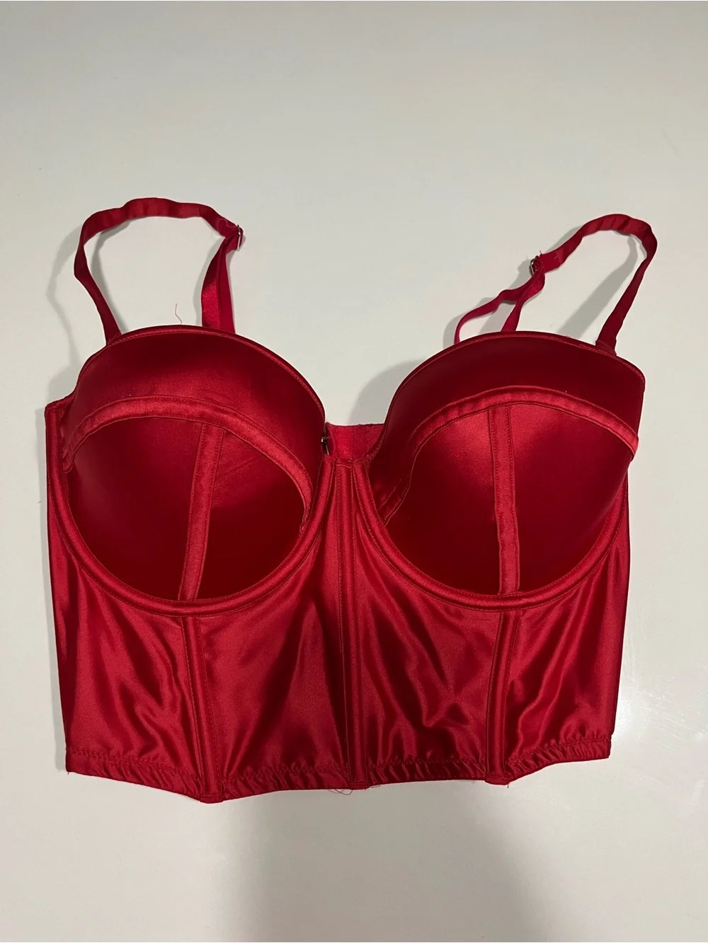 Victoria's Secret Red Longline Bustier Bra